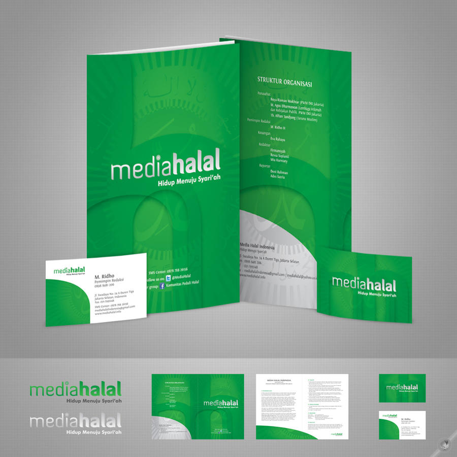 MediaHalal - Logo, Bizcard, Profile