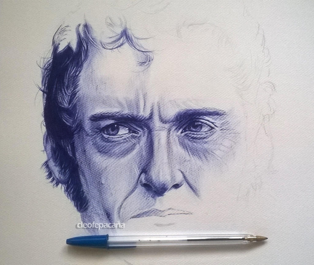 ballpoint pen drawing wip by cLoELaLi11 on DeviantArt