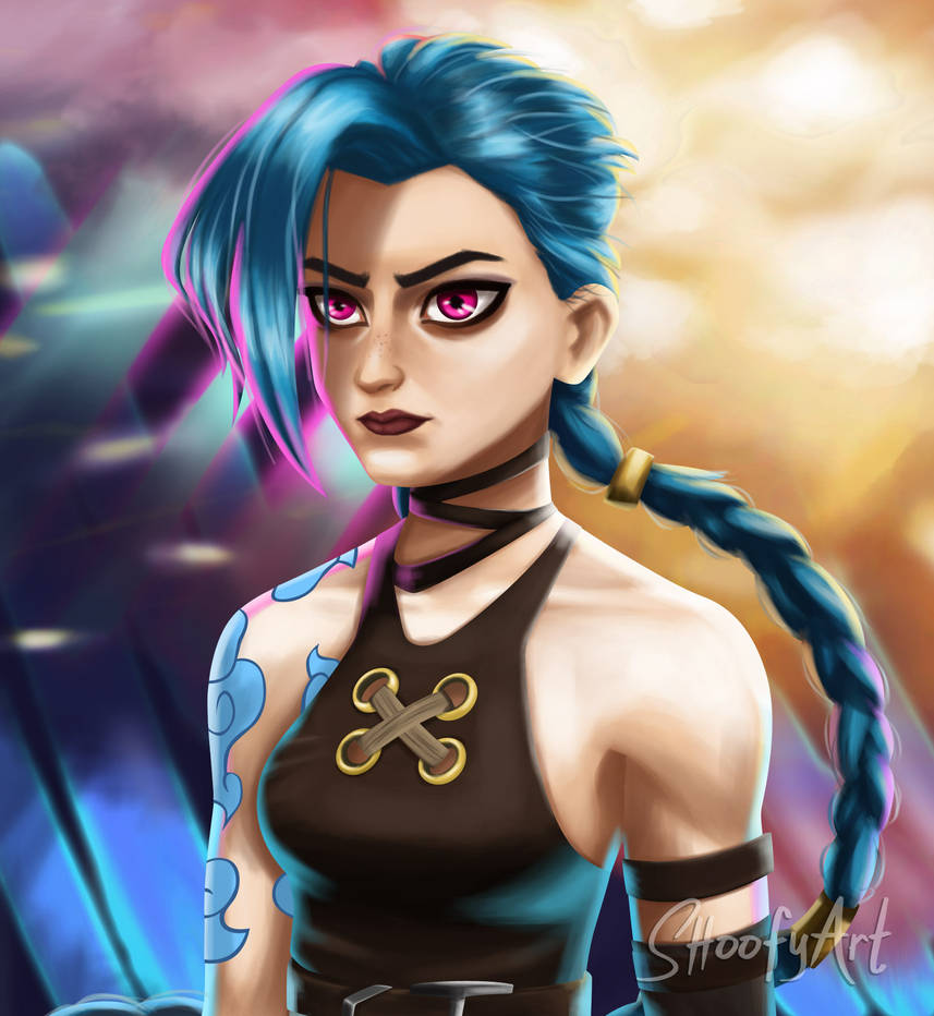 Powder/Jinx by cLoELaLi11 on DeviantArt