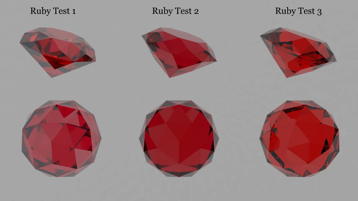Ruby Matereials in Cycles by MikaelaDW on DeviantArt