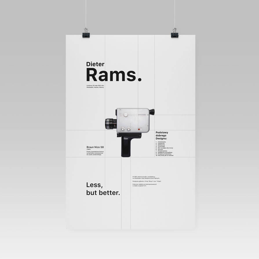 Dieter Rams Poster By Januz2501 On DeviantArt dieter-rams-poster-by-januz2501-on-deviantart