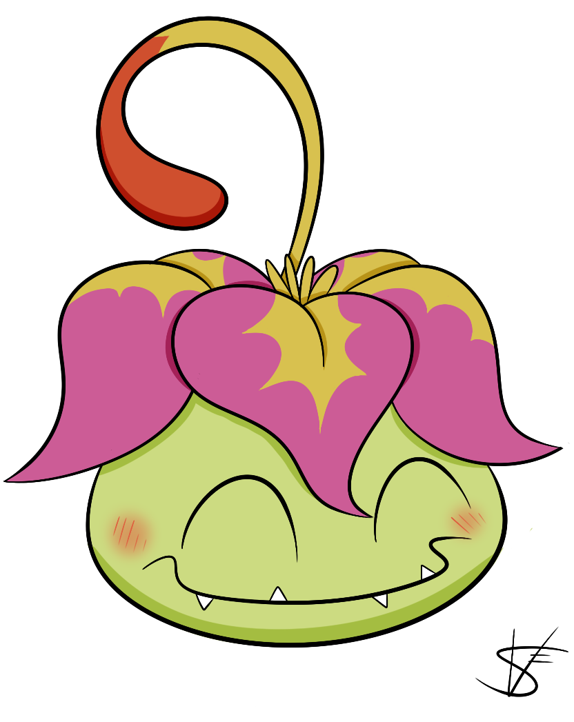 Palmon Blushing