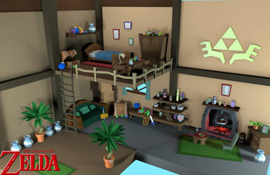 3D Zelda Room