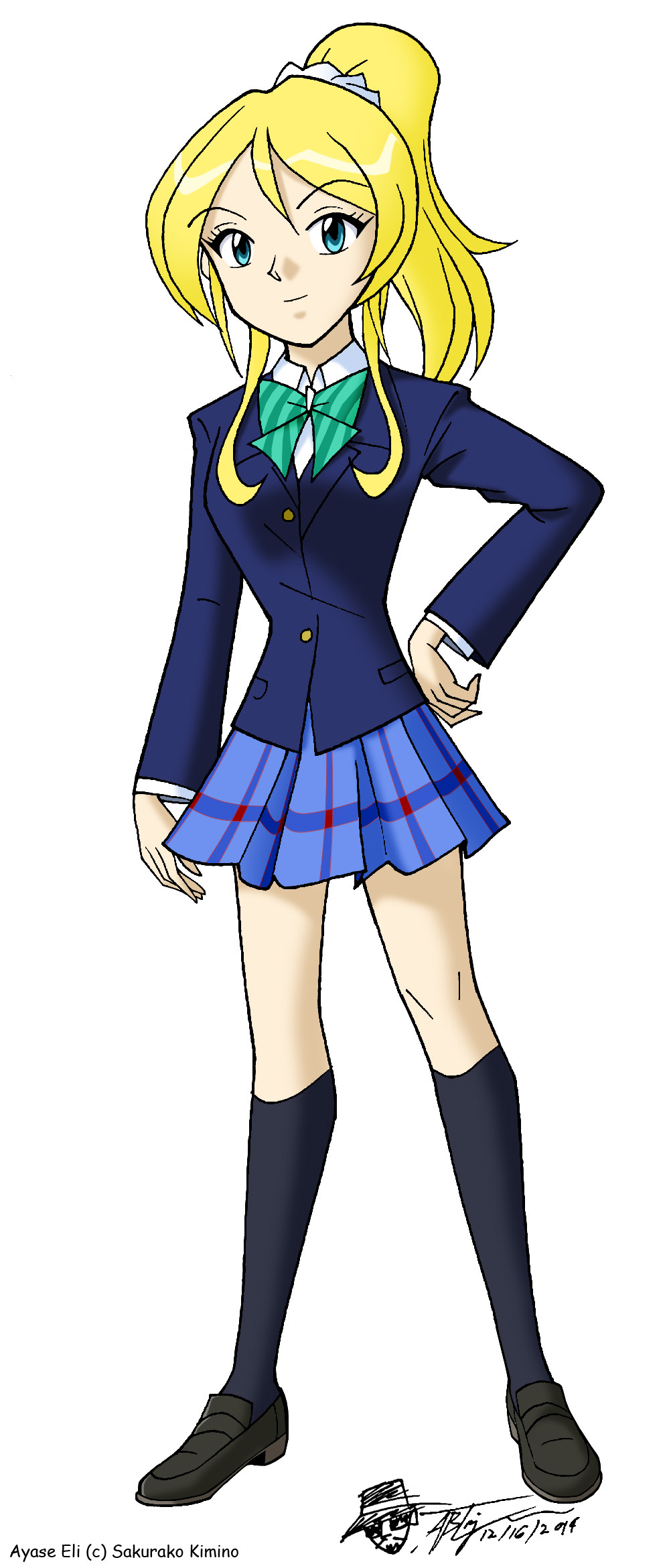 Eli Ayase concept art