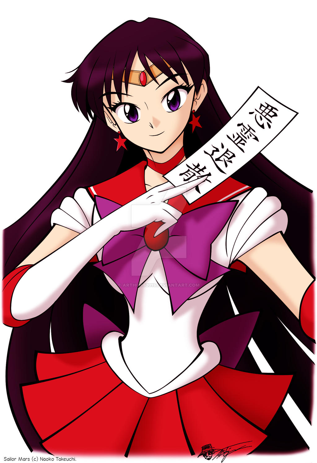 Sailor Mars portrait