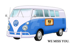 Volkswagen bus vector