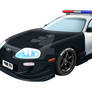 Toyota Supra police cruiser