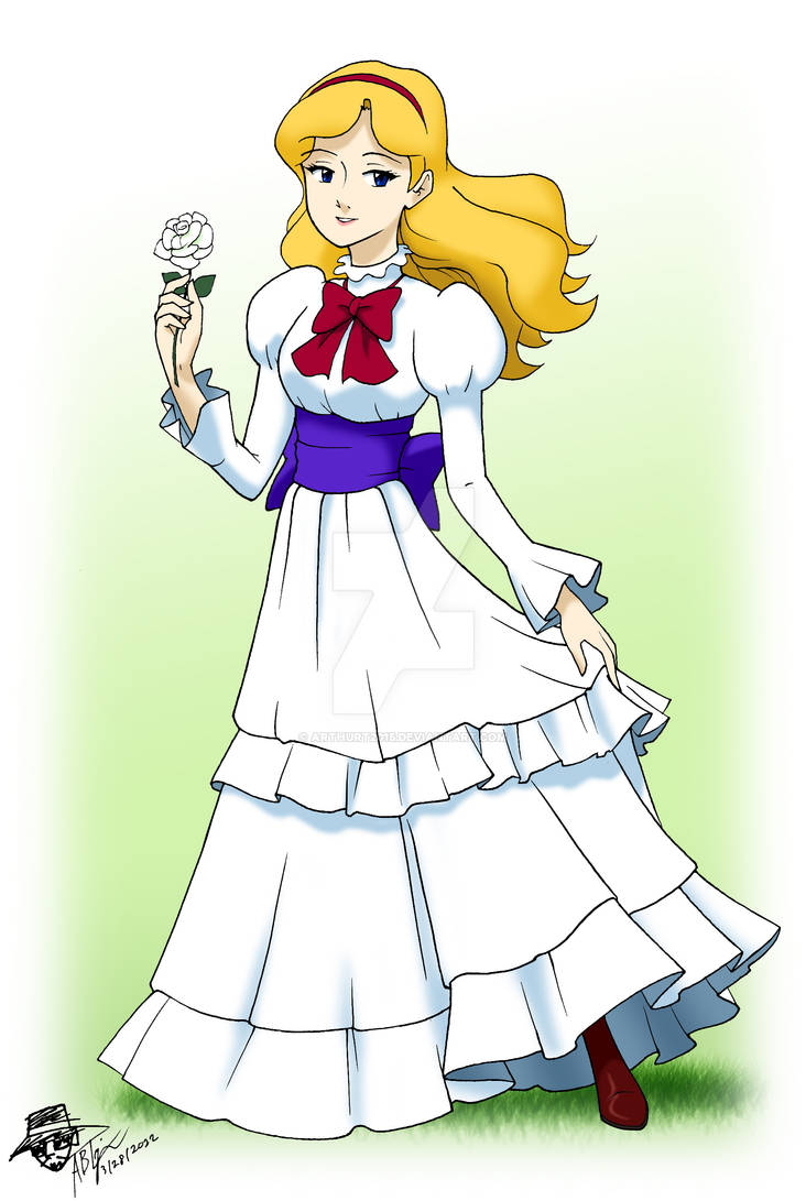 AT: Jeanie Reed in her white dress by ArthurT2015 on DeviantArt