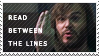 Read Between the Lines stamp