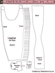 Pattern-Leggings and mocassins