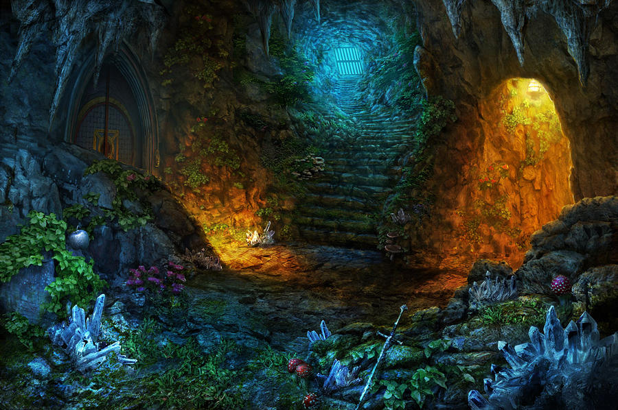 Cave 3 by Namkoart on DeviantArt