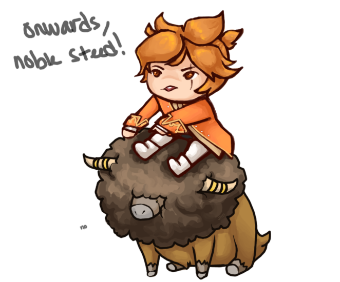 Pokemon/Mabinogi - Buffalos Chibi