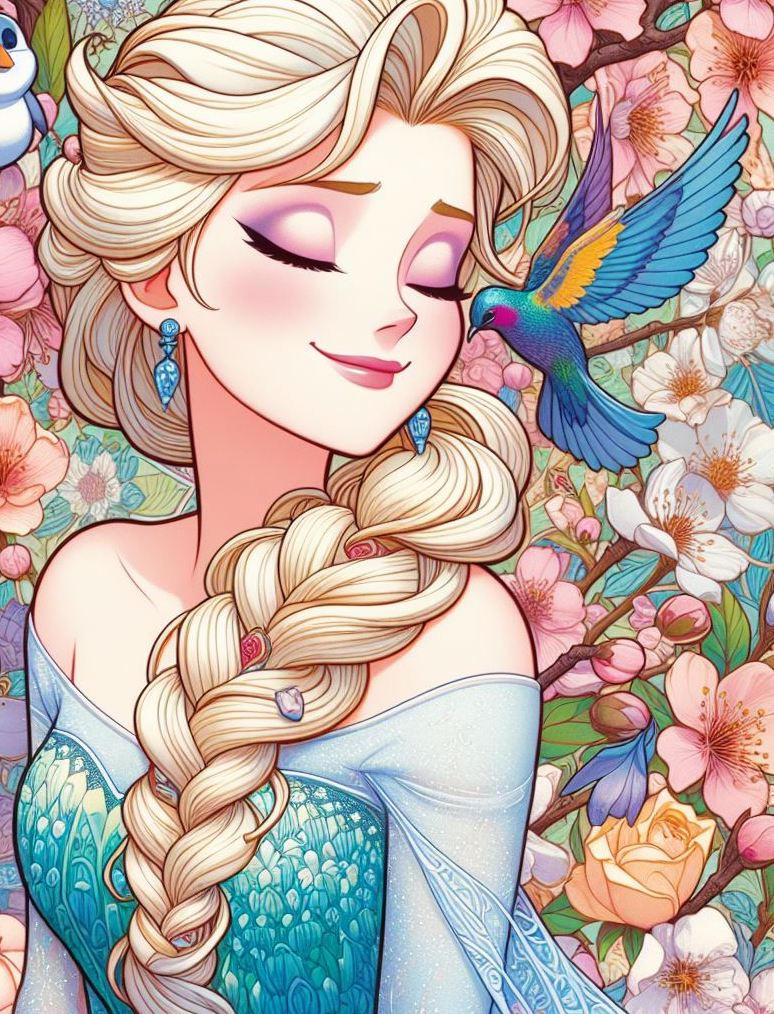 Spring Task Elsa Spring Elsa V by MidnightDaydreaming on DeviantArt