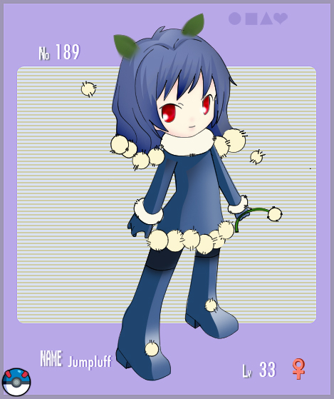 N189 Jumpluff - Gijinka