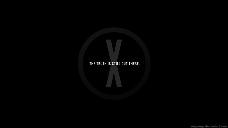 X Files Simple Graphics The X-Files minimal wallpaper by iamgeorge on DeviantArt