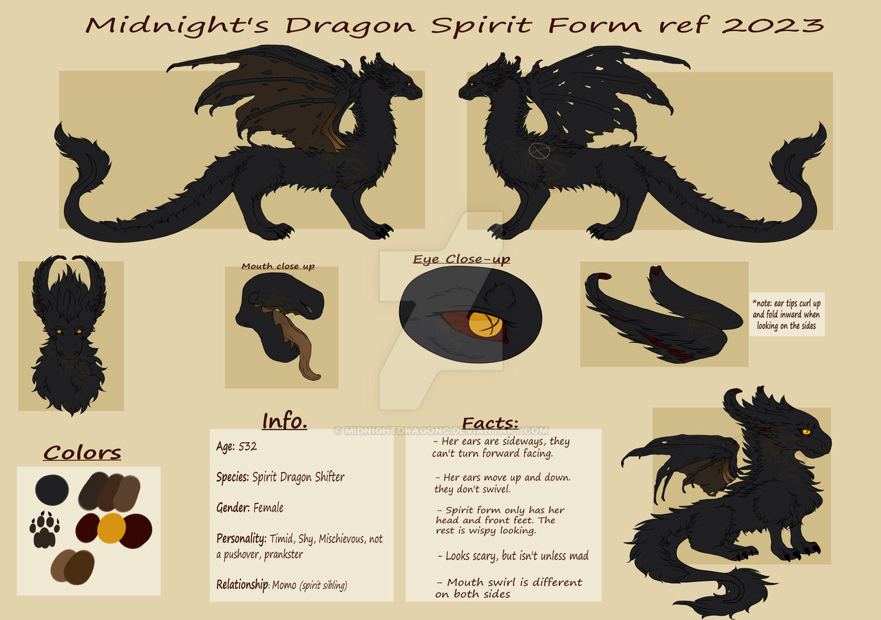 Midnight dragon form ref '23 by MidnightDragonC on DeviantArt