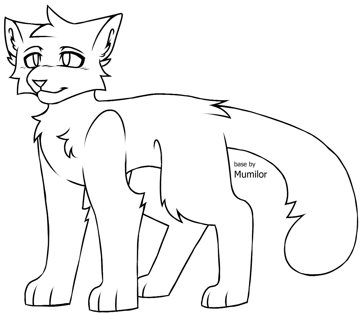 Cat Base (F2U) by Mumilor on DeviantArt