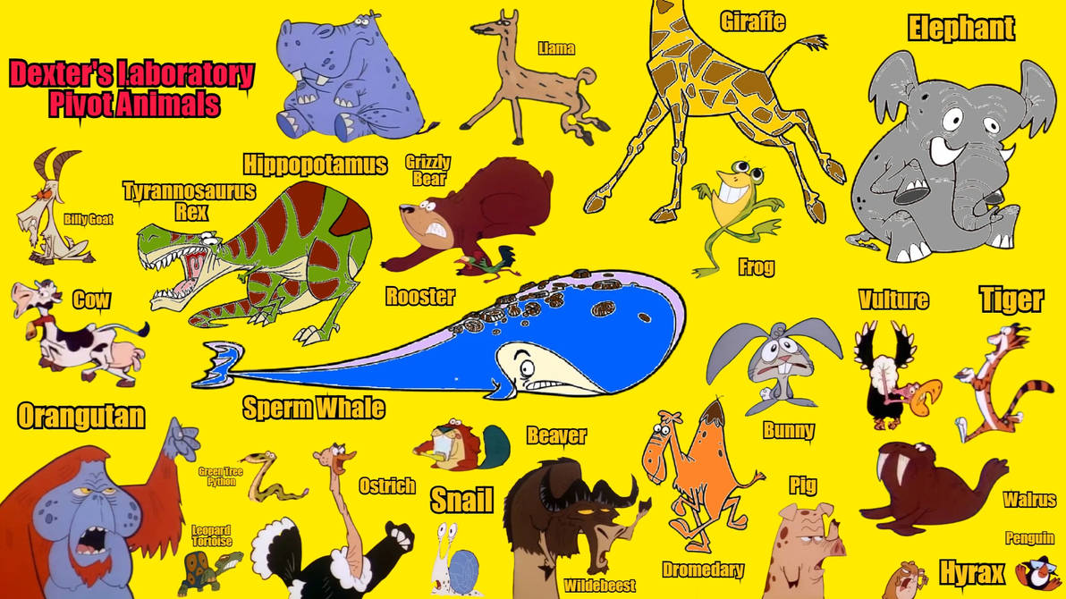 Dexter's Laboratory Pivot Animals by zippyzoomy5 on DeviantArt