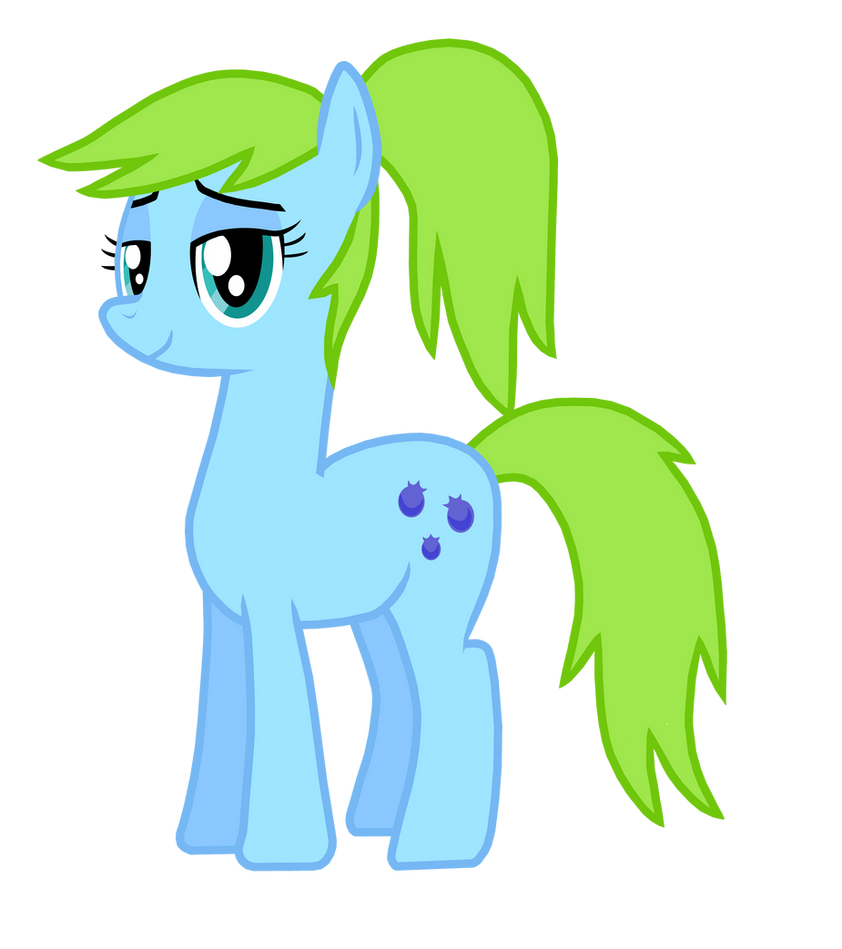 Blue Raspberry Equestria Blueberry pony Renewed by AdamKaragoshi on DeviantArt