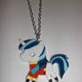 Shining Armor Paper Pendant