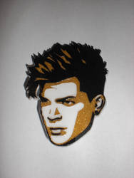 Adam Lambert Paper Brooch