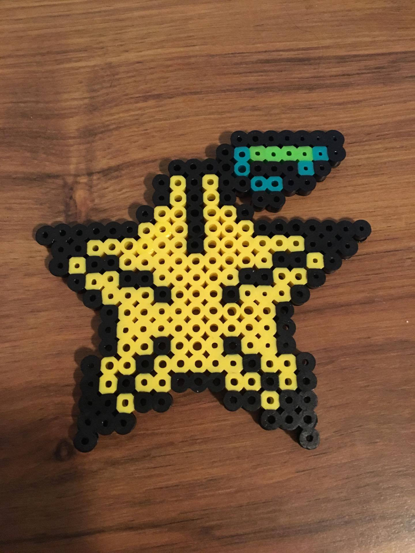 Paopu Fruit (Kingdom Hearts) Perler