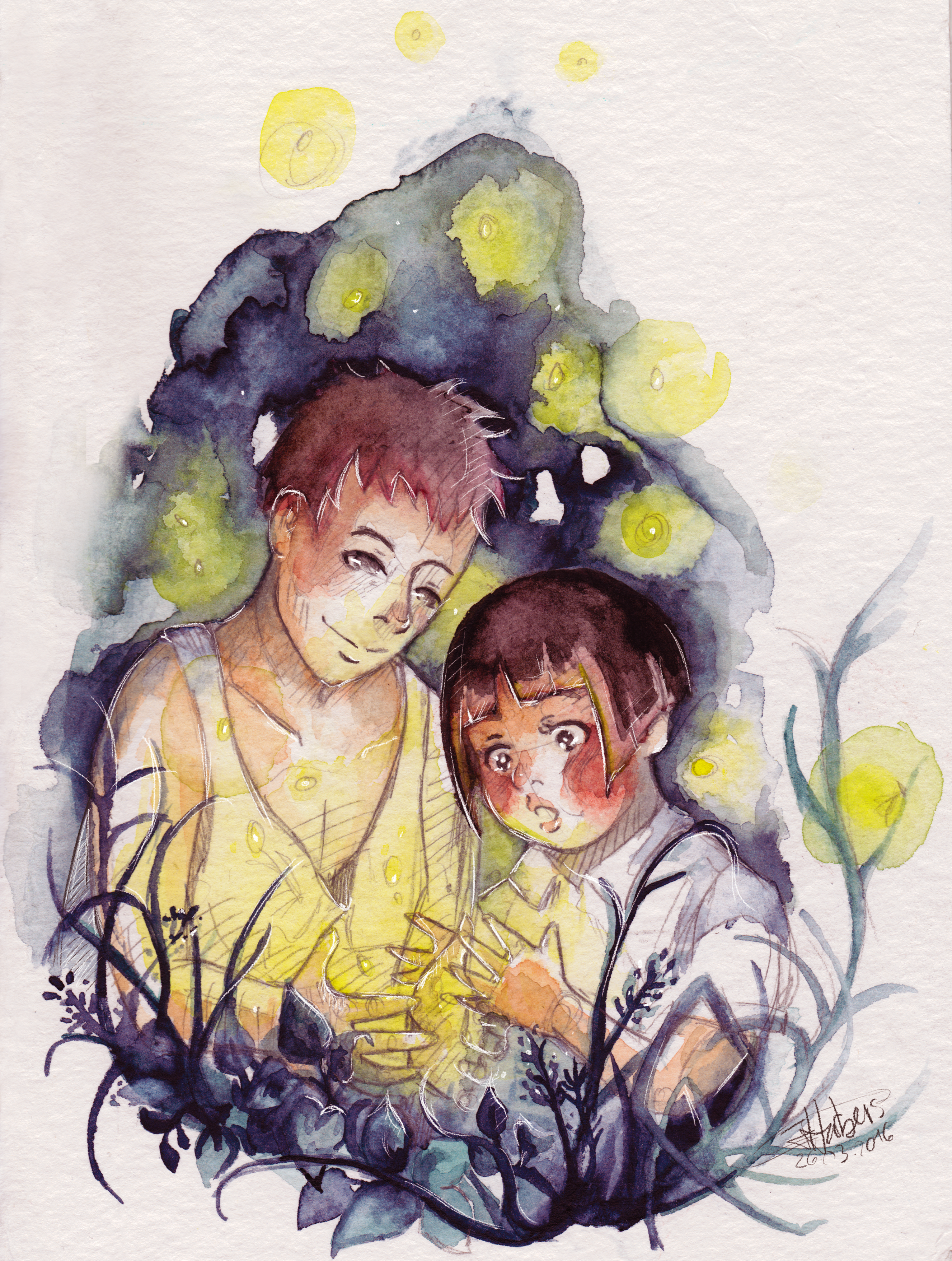 Grave of the fireflies - Seita und Setsuko