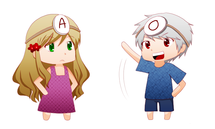 Prussia and Hungary Chibi Colored Ver.