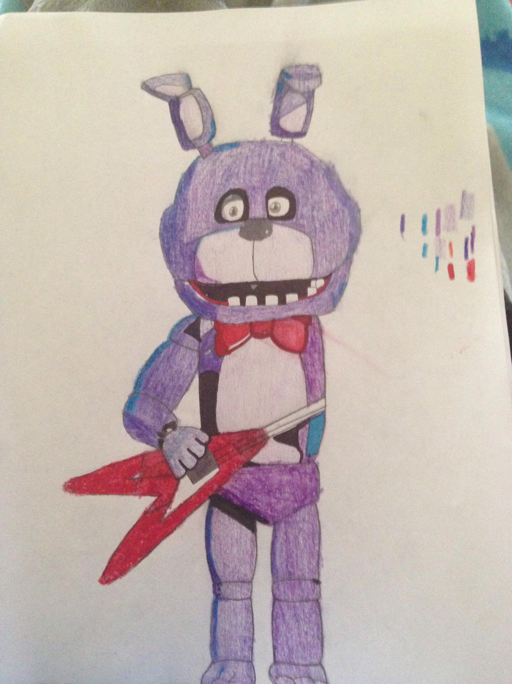 Bonnie Drawing by Iloveminecraft55 on DeviantArt