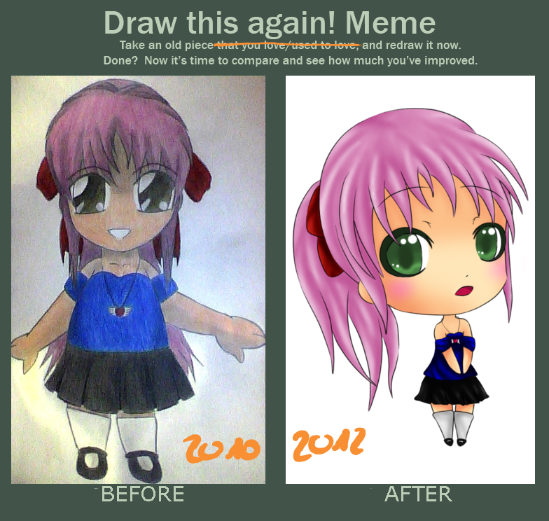 Draw this again Meme - My first Chibi