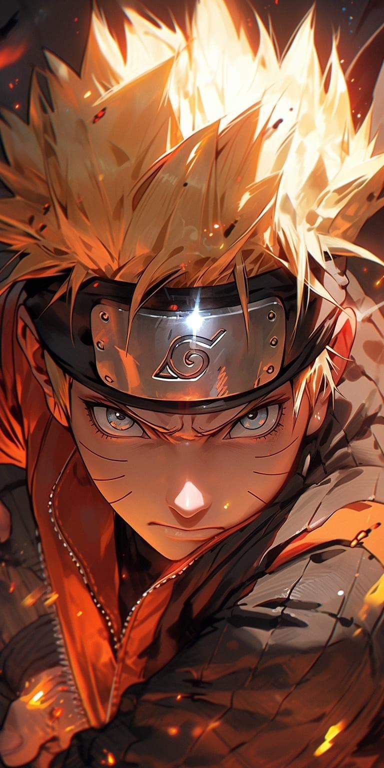 Naruto Uzumaki Wallpaper 4K, Chibi, AI art