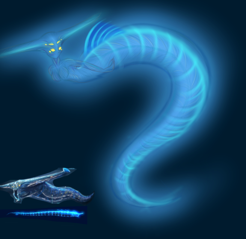Ghost Levthin Subnautica Ghost Leviathan 'humanised' by OlichanArts on DeviantArt