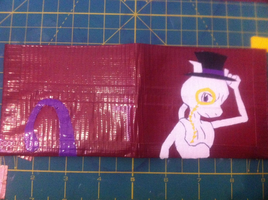 Duct Tape Wallet: Fancy Mewtwo