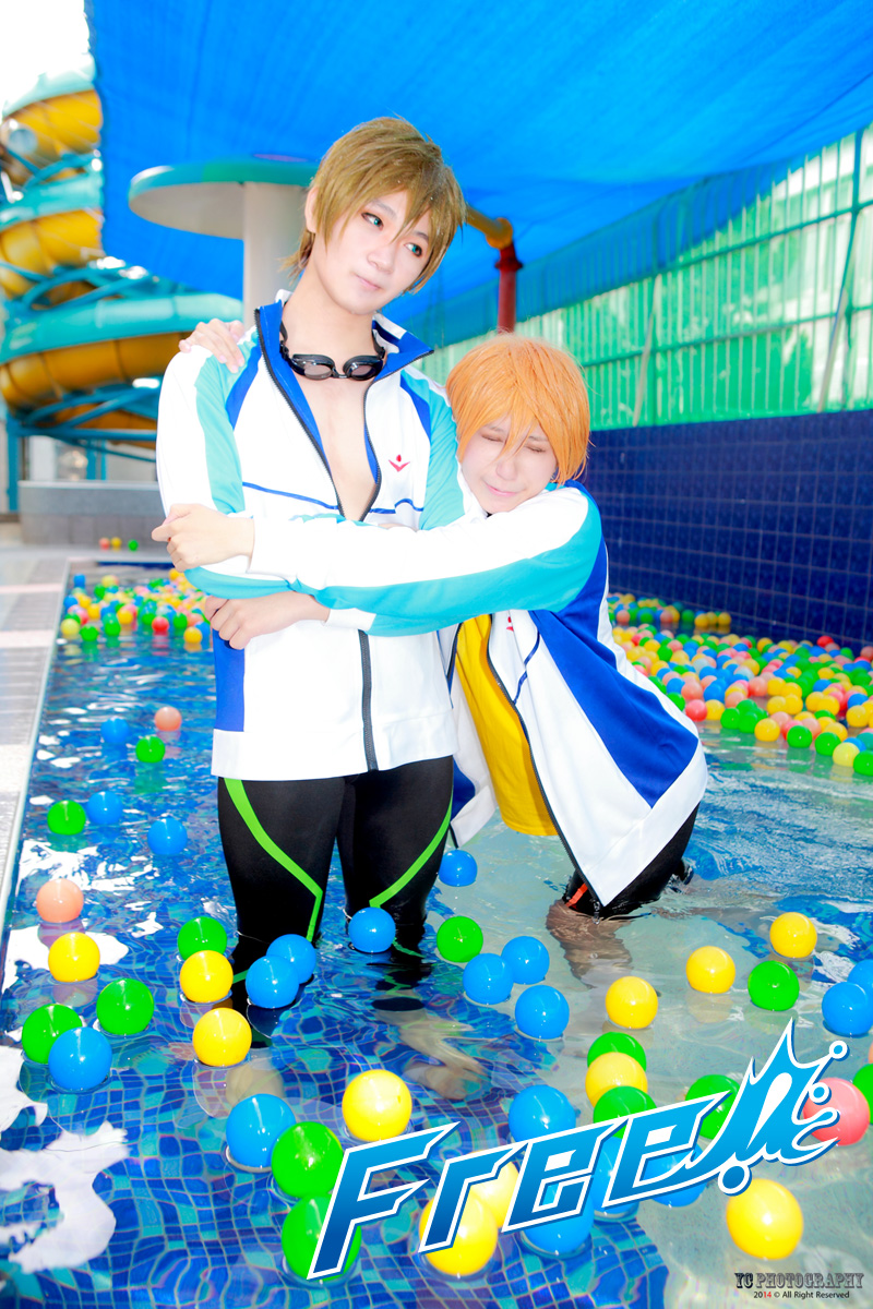 Cosplay  FREE! Nagisa Makoto Love hug