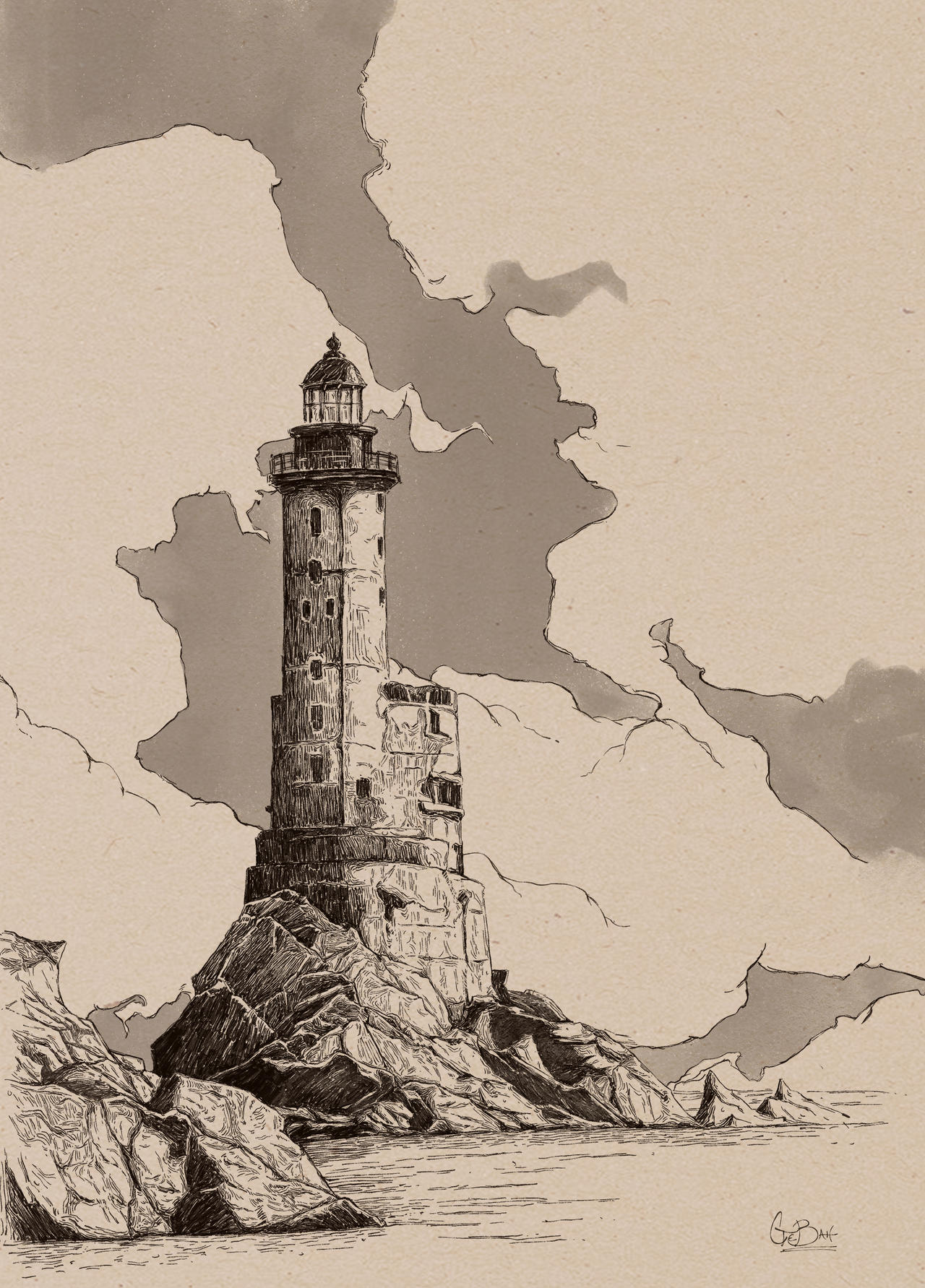 Lighthouse by alliwonna on DeviantArt