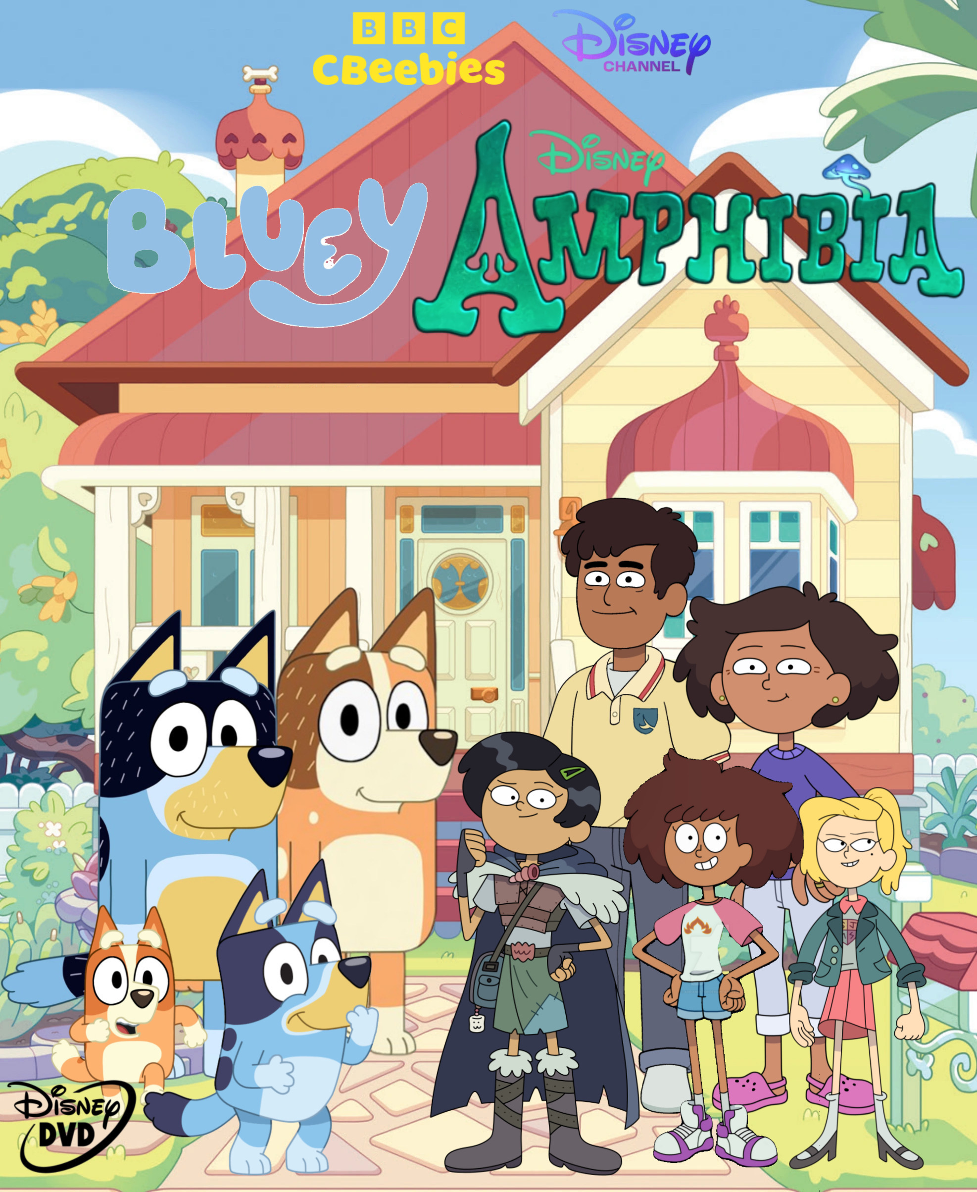 Amphibia Dvd Collection Bluey and Amphibia. DVD 2025 by Zamora30 on DeviantArt