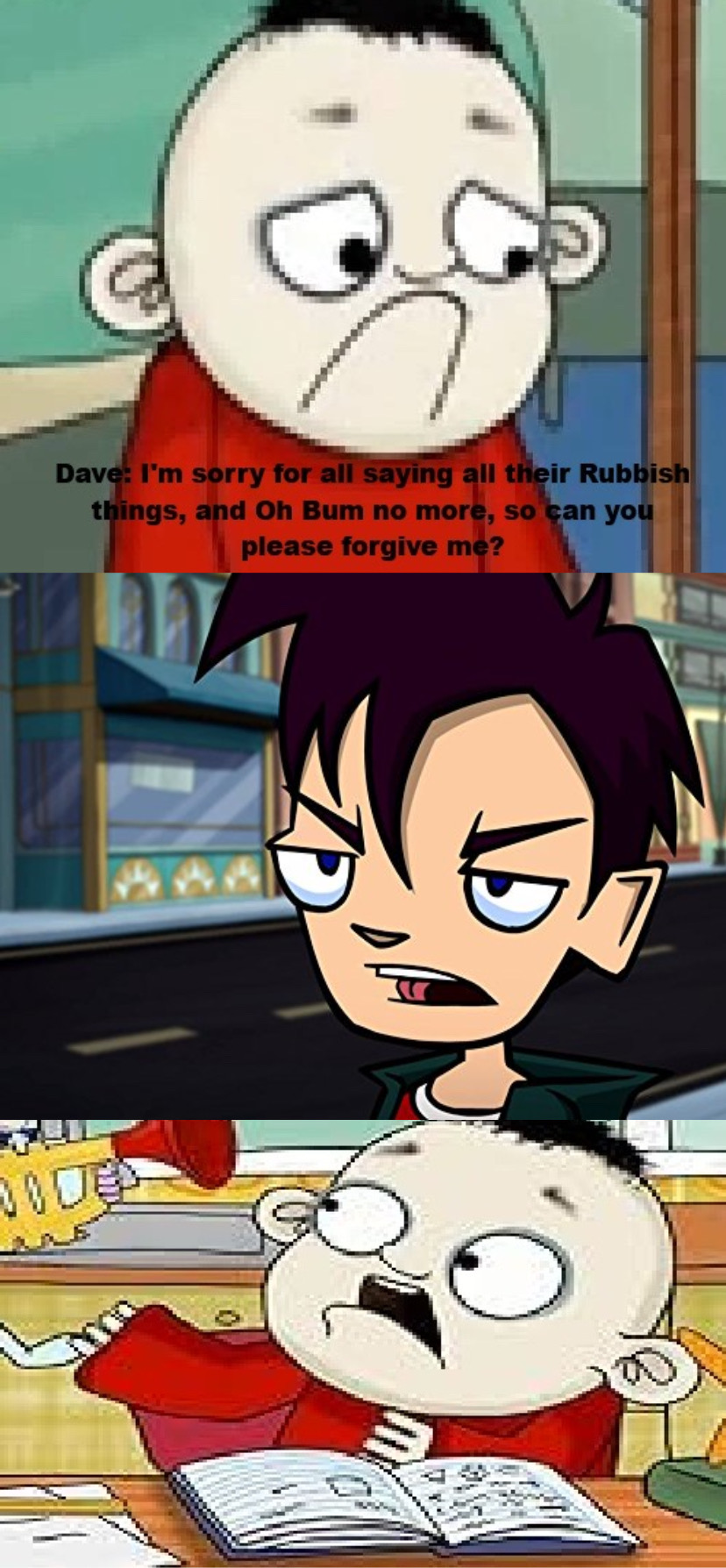 Unknown Dave Randy Randy denied Dave Spud an Apology. by Zamora30 on DeviantArt
