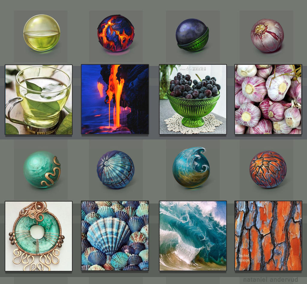 Color & Texture Studies Texture study by NatanielAn on DeviantArt