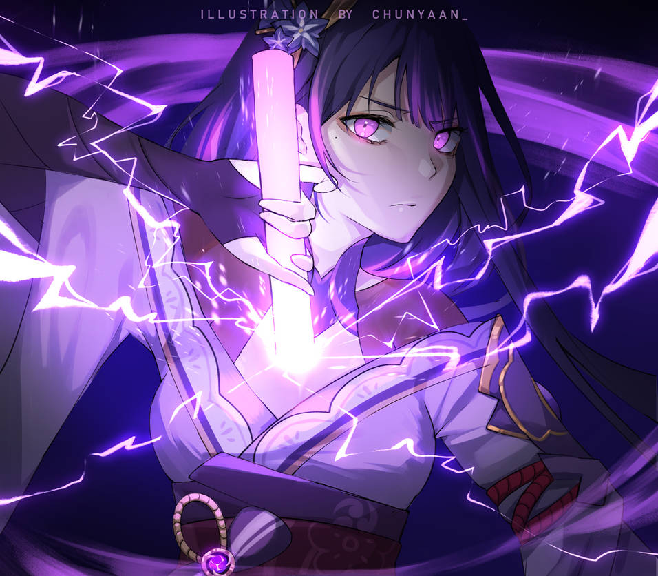 Raiden Shogun/Baal | Genshin Impact by ChuNyaan on DeviantArt