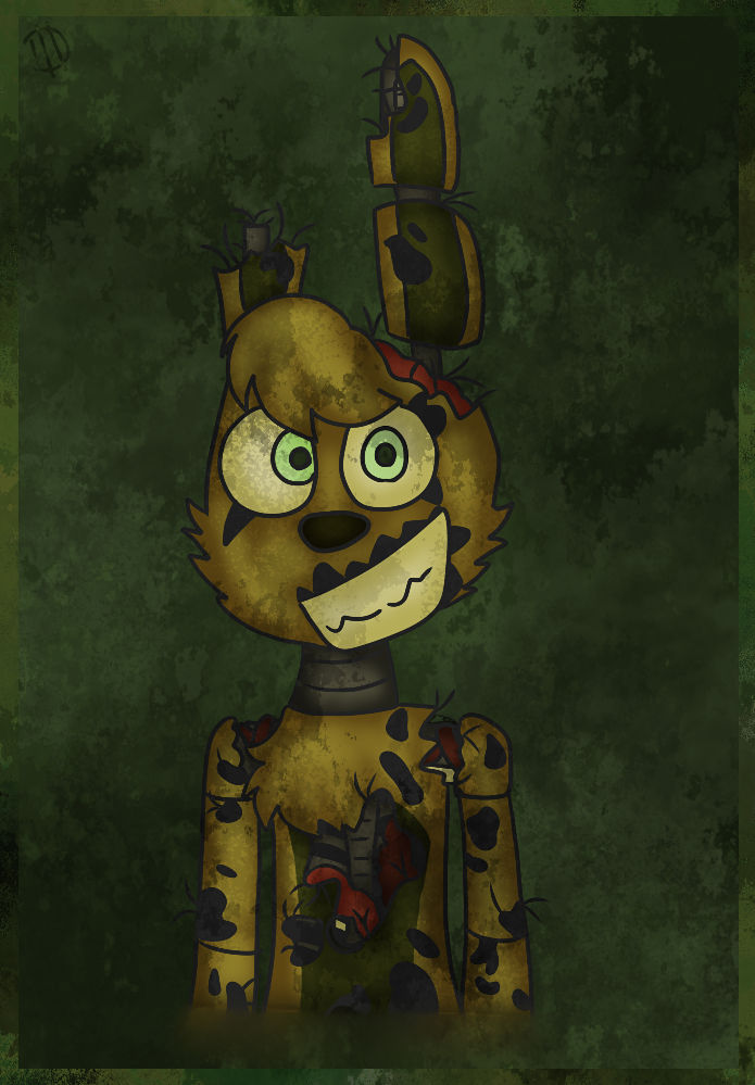 Springtrap Portrait by GravityFallsPony on DeviantArt