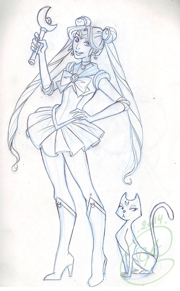 Sailor Moon in costume