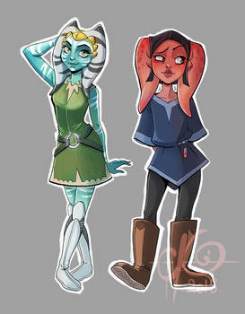 Togruta and Twilek kids