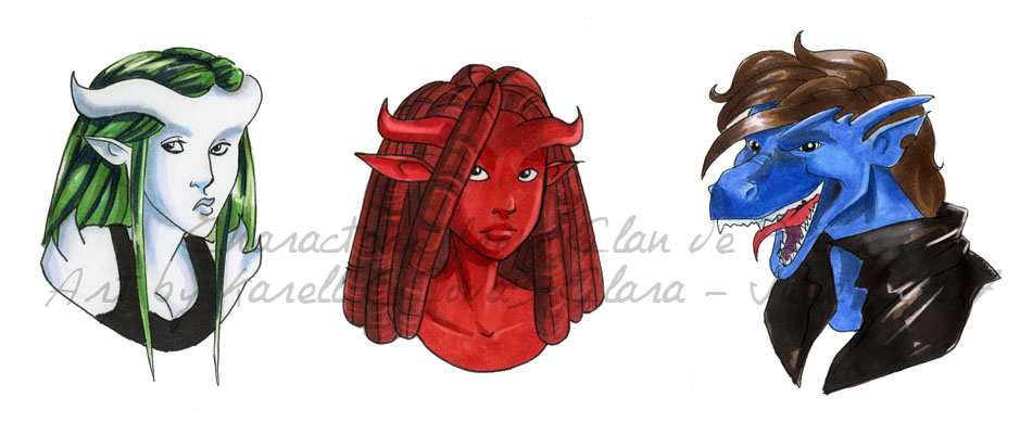 Paris Clan marker portraits 2