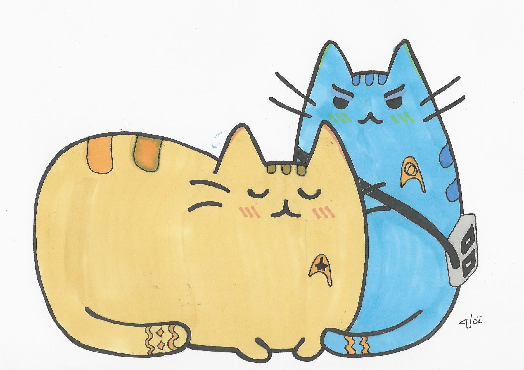 Cuddle - [Pusheen Spirk]