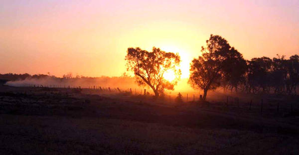 harvest sunset by t3amo on DeviantArt