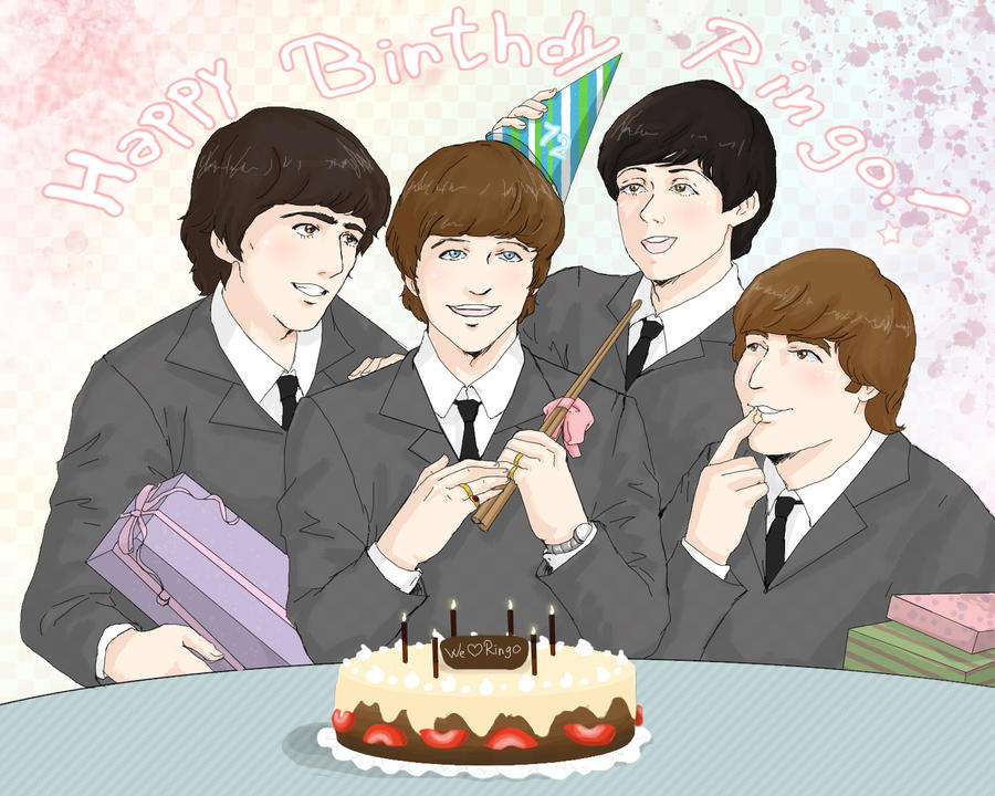 HAPPY BIRTHDAY RINGO STARR! by ayumi58 on DeviantArt