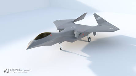 Silent Falcon next generation stealth fighter jet by DesignKA