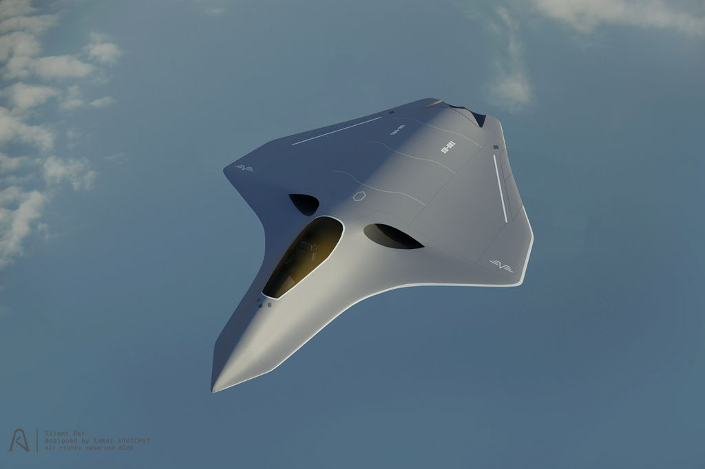Bat Jet Silent Bat stealth fighter jet by DesignKA on DeviantArt