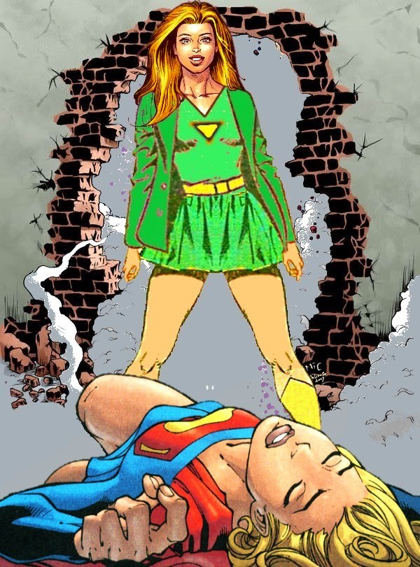 Sylvia defeats Supergirl again