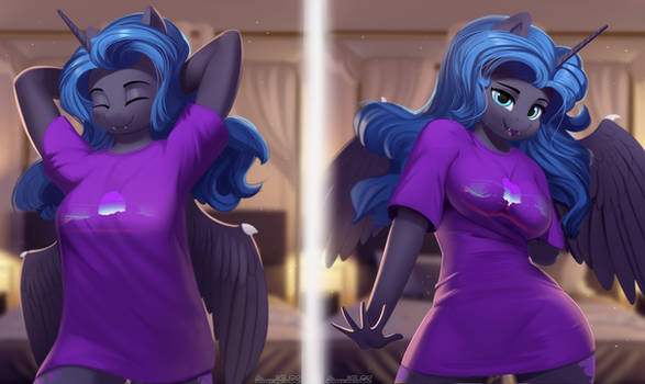 Nightmare moon pajama challenge